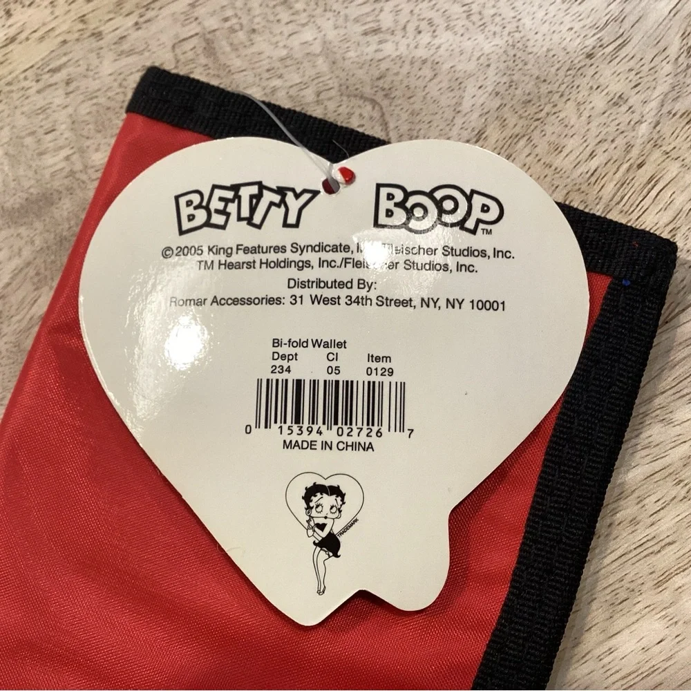 🔴 Vintage - NWT - Betty Boop 2005 Bi-Fold Wallet - Never Used - Rare - Picture 4 of 8